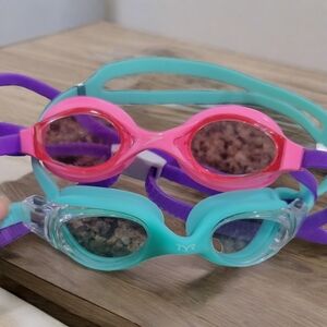 Two pairs of swim goggles